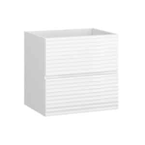 Bruno T60 (a cabinet 60cm 2drwrs lower section) nymphaea alba + white snow gloss