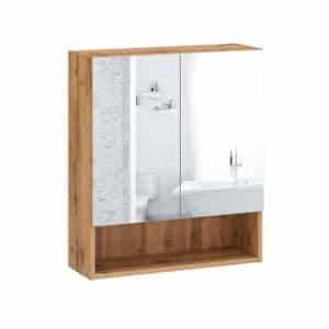 Bruno G60 (a cabinet with a mirror 2drs upper section) wotan oak