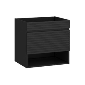Bruno N60 (a cabinet 60cm 1drwr lower section) black + soft-touch black