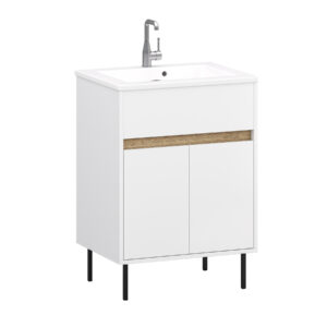 Greenland 101 (a cabinet 60cm 2drs) nymphaea alba + oak delano light