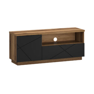 Orient B (RTV 1dr 1drwr) oak delano dark + soft-touch black