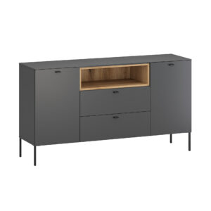 Sao Paulo C (a commode 3drs 2drwrs) anthracite + coast evoke oak