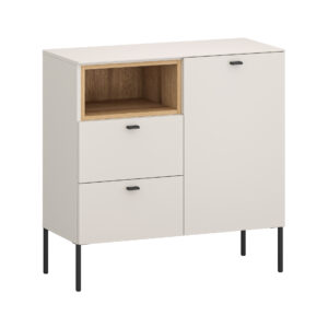 Sao Paulo D (a commode 1dr 1drwr) cashmere + coast evoke oak