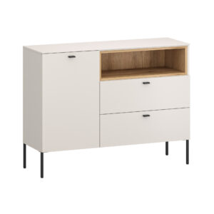 Sao Paulo K (a commode 1dr 2drwrs) cashmere + coast evoke oak