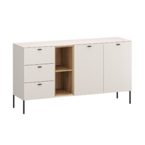 Sao Paulo N (a commode 2drs 3drwrs) cashmere + coast evoke oak